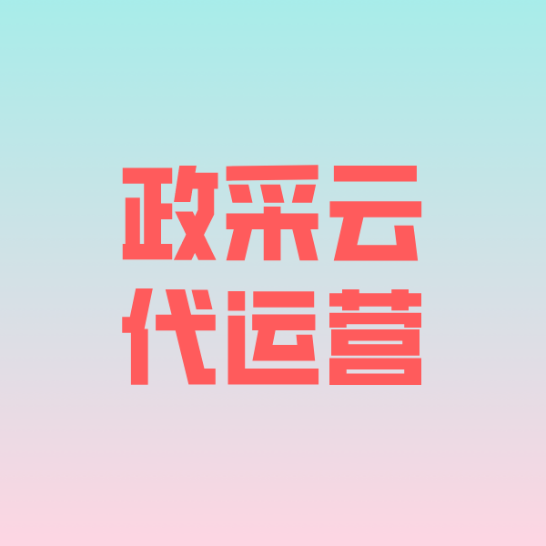秦淮政采云代运营